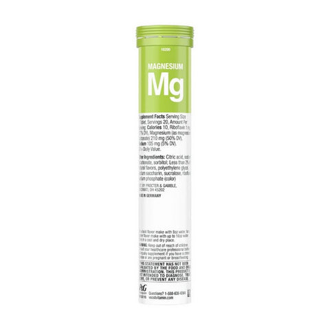 Voost, Magnesium Drink Lemon Lime, 20 Count