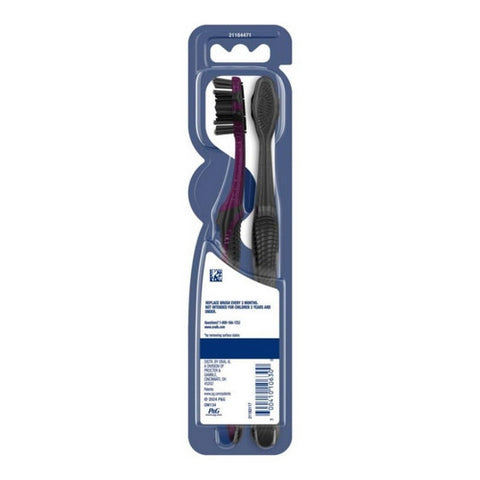 Oral-B, Charcoal Toothbrush Whitening Therapy Medium, 2 Count