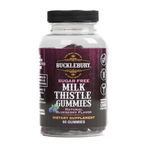 Milk Thistle Gummies Sugar Free 60 Gummies by Bucklebury