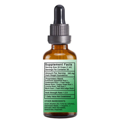 Echinacea-Goldenseal Complex Liquid Extract 1 Oz by Naturverse