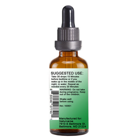 Sleep With Valerian And Melatonin Liquid Extract 1 Oz by Naturverse