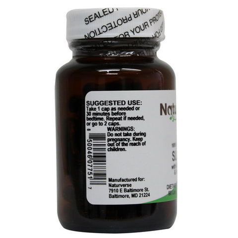 Sleep With Valerian And Melatonin Liquid Capsules 60 VegCaps by Naturverse