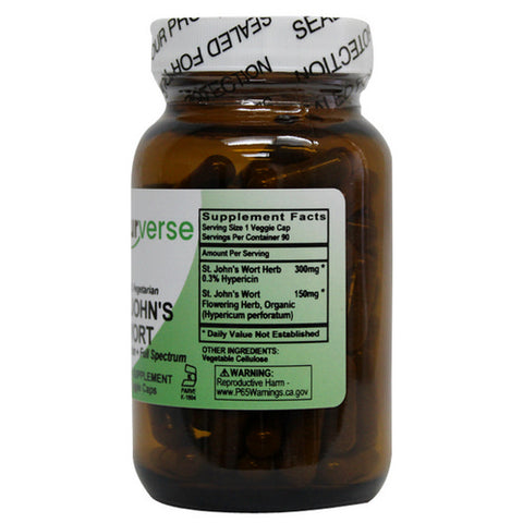 St. John's Wort Powder Capsules 90 VegCaps by Naturverse