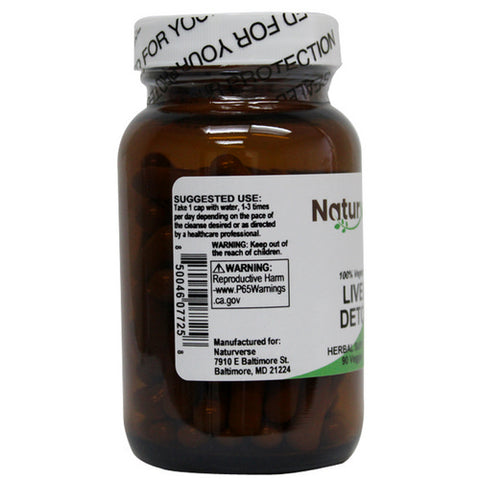 Liver Detox Powder Capsules 90 VegCaps by Naturverse