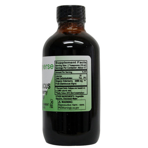 Sambucus Elderberry Syrup Alcohol-Free 4 Oz by Naturverse
