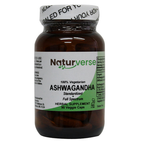 Ashwagandha Powder Capsules 90 VegCaps by Naturverse