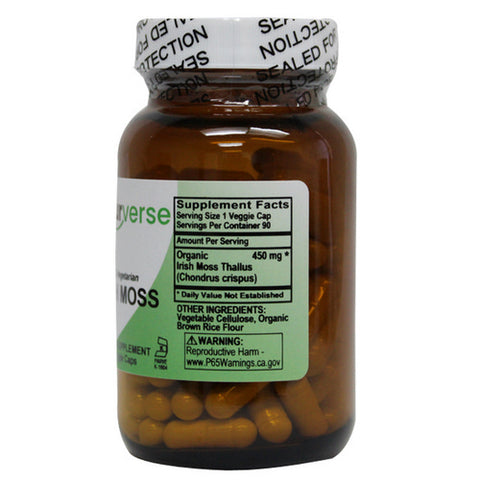 Irish Moss Powder Capsules 90 VegCaps by Naturverse