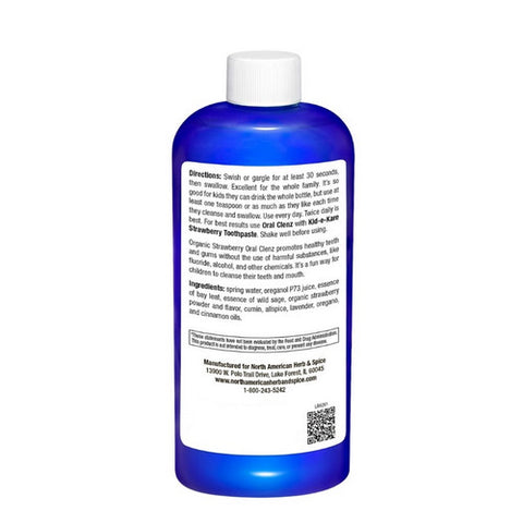 North American Herb & Spice, Kid E Kare Strawberry Oral Clenz, 8 Oz
