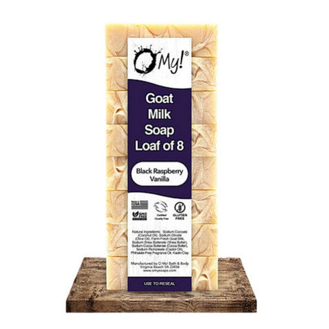 O MY!, Artisan Goat Milk Soap Black Raspberry Vanilla, 6 Oz