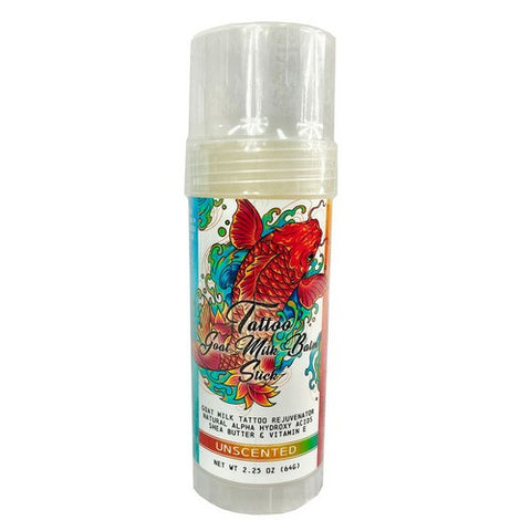 O MY!, Goat Milk Tattoo Balm Stick Unscented, 2.25 Oz