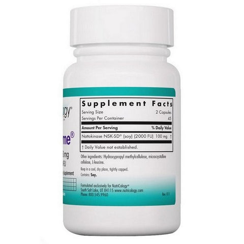 Nutricology/ Allergy Research Group, Nattokinase NSK-SD 1000 Fibrinolytic Units, 50 Mg, 90 Veg Caps