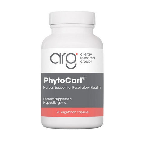 Nutricology/ Allergy Research Group, PhytoCort Herbal Support for Healthy Breathing, 120 Veg Caps