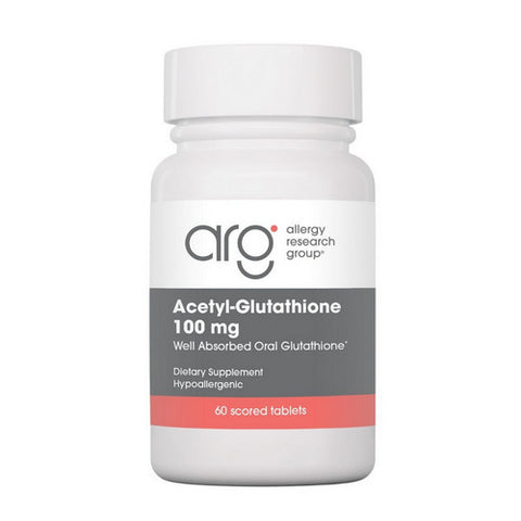 Nutricology/ Allergy Research Group, Acetyl-Glutathione, 100 Mg, 60 Tabs