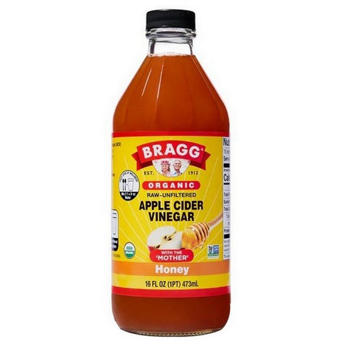 Bragg, Original Apple Cider Honey Vinegar, 16 Oz(Case Of 12)