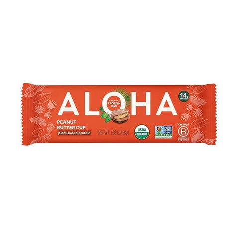 Aloha, Peanut Butter Cup Protein Bar, 1.98 Oz (Case Of 12)