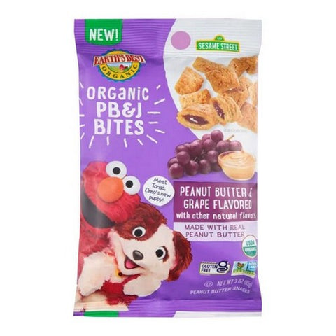 Earth's Best, Organic Peanut Butter Jelly Grape, 3 Oz (Case Of 6)