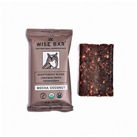 Wise Bar, Organic Mocha Coconut Bar, 1.9 Oz(Case Of 12)