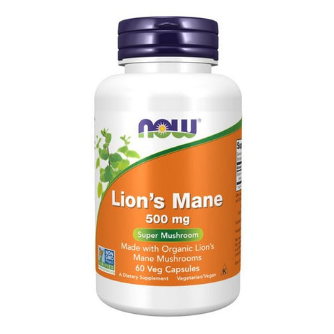 Now Foods, Organic Lions Mane Mushroom, 60 VegCaps