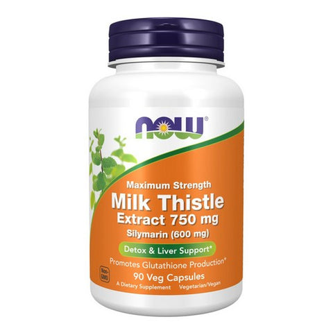 Now Foods, Milk Thistle Ext (Silymarin), 750 Mg, 90 VegCaps