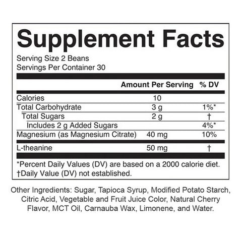 MaryRuth's, Kids Stress Less Beans Cherry, 60 Count