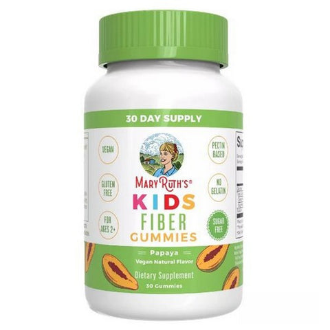 MaryRuth's, Organics Kids Fiber Papaya, 60 Gummies