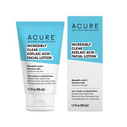 Acure, Incredibly Clear Azelaic Acid Facial Lotion, 1.7 Oz