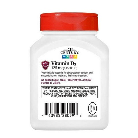21st Century, Vitamin D3, 110 Softgels