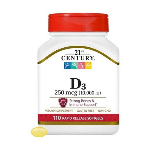 21st Century, Vitamin D3, 110 Softgels