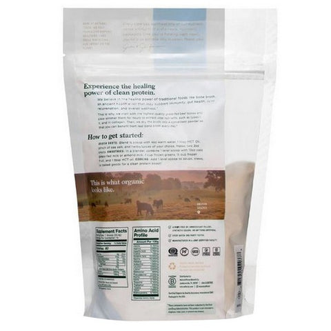 Natural Force, Organic Bone Broth Protein Unflavored, 10.8 Oz