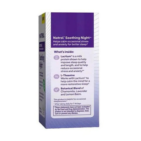 Natrol, Soothing Night Bedtime Without Melatonin, 30 Capsules