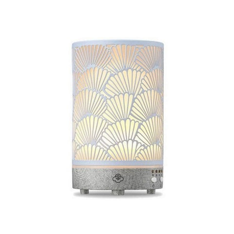 Serene House, Shell Grey 90 Metal Ultrasonic Diffuser, 1 Count