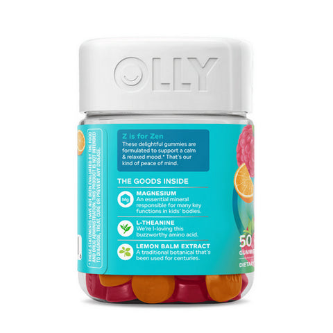 Olly, Kids Chillax Gummies Sunny Sherbet, 50 Count