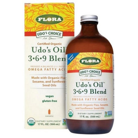 Flora, Udos Oil 3-6-9 Blend Omega Fatty Acids, 17 Oz