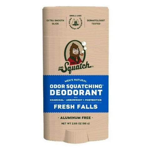 Dr. Squatch, Mens Natural Deodorant Fresh Falls, 2.65 Oz
