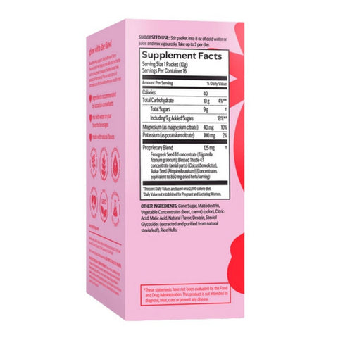 UpSpring, MilkFlow Drink Mix Breastfeeding Supplement with Electrolytes, Berry 16 Count