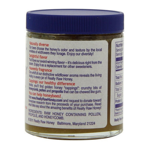 Really Raw, Honey Unheated And Unstrained, 8 Oz