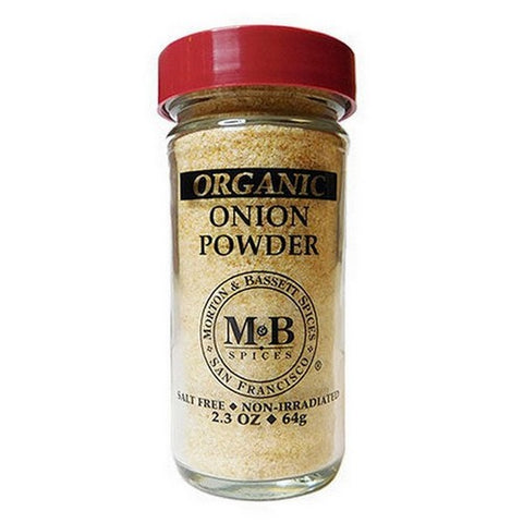 Morton & Bassett, Organic Morton Onion Powder, 2.3 Oz (Case Of 3)