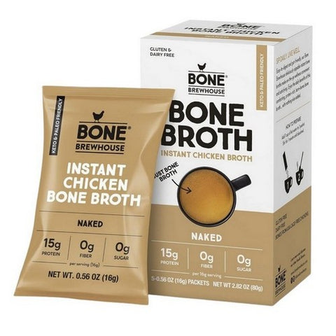 Bone Brewhouse, Chicken Bone Broth Protein Powder, 2.82 Oz (Case Of 9)