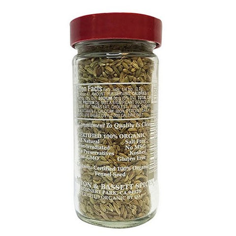 Morton & Bassett, Seasoning Fennel Seed, 1.2 Oz (Case Of 3)