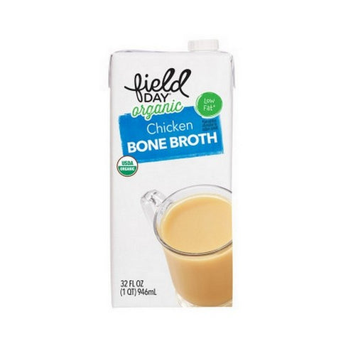 Field Day, Organic Chicken Bone Broth, 32 Oz (Case Of 12)
