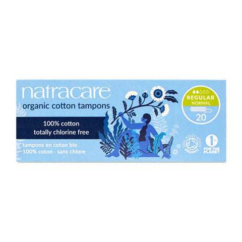 Natracare, Tampons, REGULAR, 20 CT
