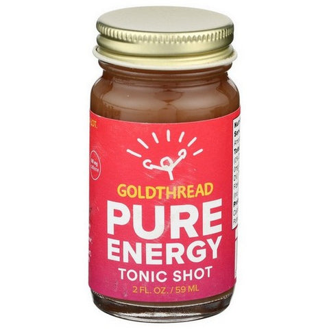 Goldthread, Plant Based Tonic Pure Energy, 2 Oz (Case of 8)