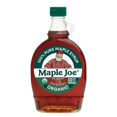 Organic Dark Maple Syrup 12.5 Oz (Case Of 12) by Maple Joe