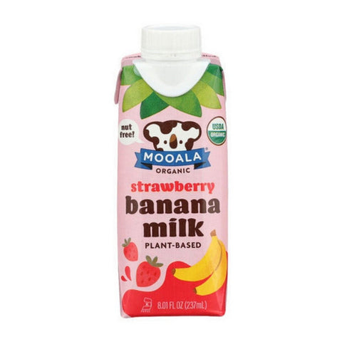 Mooala, Organic Strawberry Banana Milk, 8.01 Oz (Case Of 12)