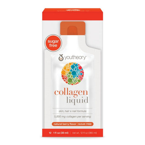 Youtheory, Liquid Collagen Berry, 1 Oz (Case Of 12)