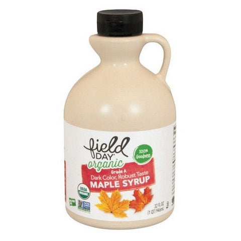 Organic Grade A Maple Syrup 32 Oz (Case Of 6) by Field Day