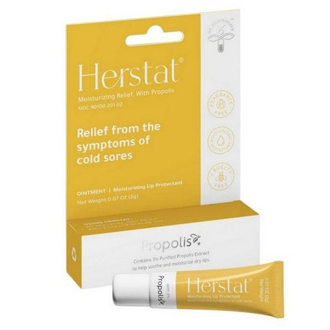 Herstat, Cold Sore Treatment Ointment, 0.07 Oz (Case of 6)