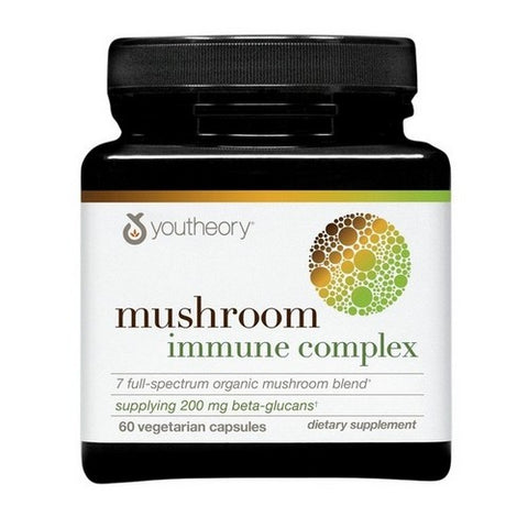 Youtheory, Mushroom Immune Complex, 60 Vegcaps