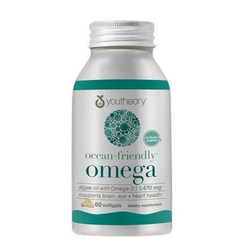 Youtheory, Ocean Friendly Omega, 60 Softgels