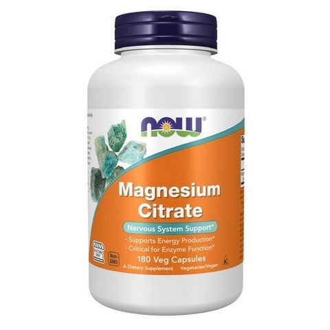 Now Foods, Magnesium Citrate, 180 VegCaps